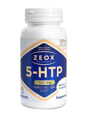 5-HTP (5-гидрокси L-триптофан) 100 мг ZEOX Nutrition, 60 вегетарианских капсул