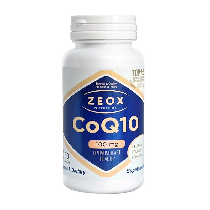 Коэнзим Q10 100 мг ZEOX Nutrition, 60 вегетарианских капсул