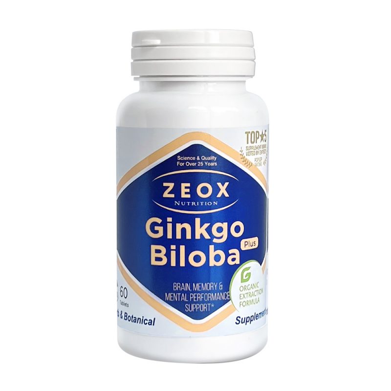 Гинкго билоба Ginkgo Biloba Plus ZEOX Nutrition, 60 таблеток