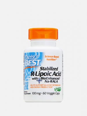 DOCTORS BEST stabilized r-lipoic acid 100 мг