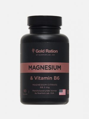 GOLD RATION magnesium and vitamin b6, в капсулах