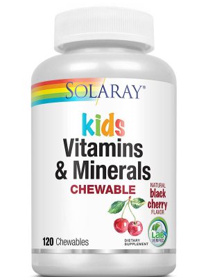solaray Детские мультивитамины, 120 жевательных таблеток