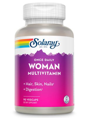 solaray Мультивитамины для женщин, 90 вегетарианских капсул
