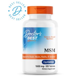 БАД «Метилсульфонилметан МСМ 1500 мг Доктор Бэст» («MSM 1500 mg Doctor’s Best»), 120 таблеток