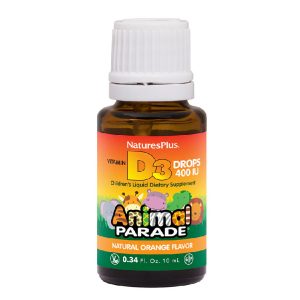 БАД «Парад Зверят. Витамин D3 200 МЕ в каплях для детей с апельсиновым вкусом» («Animal Parade® Vit. D3 200 IU Liquid), флакон 10 мл с дозатором
Drops»