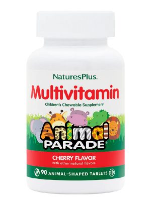 БАД «Парад Зверят. Детский витаминно-минеральный комплекс со вкусом вишни» («Animal Parade® Source of Life – Cherry»), 90 жевательных таблеток