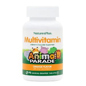 БАД «Парад Зверят. Детский витаминно-минеральный комплекс со вкусом апельсина» («Animal Parade® Source of Life – Orange»), 90 жевательных таблеток