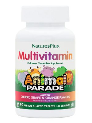 БАД «Парад Зверят. Детский витаминно-минеральный комплекс со вкусом вишни, или апельсина, или винограда» («Animal Parade® Source of Life – Assorted»), 90 жевательных таблеток
