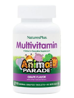БАД «Парад Зверят. Детский витаминно-минеральный комплекс со вкусом винограда» («Animal Parade® Source of Life – Grape»), 90 жевательных таблеток