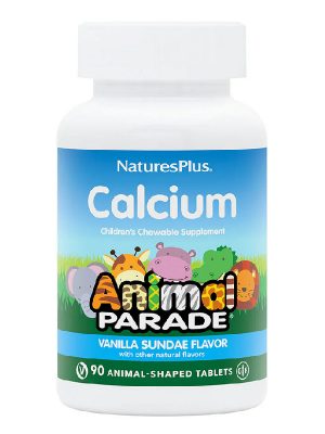 БАД «Парад Зверят. Кальций со вкусом ванильного пломбира» («Animal Parade® CALCIUM Chewable – Vanilla Sundae Flavor»), 90 жевательных таблеток