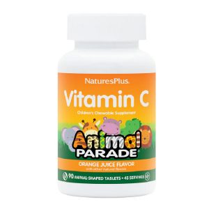 БАД «Парад Зверят. Витамин С со вкусом апельсинового сока» («Animal Parade® VITAMIN C Chewable – Orange Juice Flavor»), 120 мг, 90 жевательных таблеток