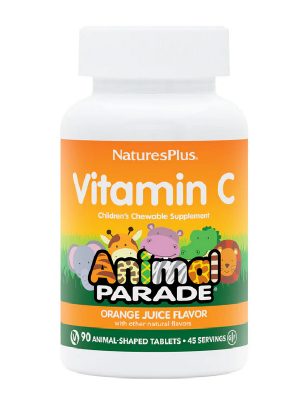 БАД «Парад Зверят. Витамин С со вкусом апельсинового сока» («Animal Parade® VITAMIN C Chewable – Orange Juice Flavor»), 120 мг, 90 жевательных таблеток