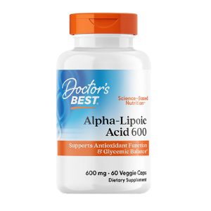 БАД «Альфа-Липоевая кислота Doctor Best» («Doctor’s Best Alpha-Lipoic Acid»), 100 мг, 60 капсул