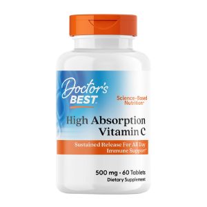 БАД «Витамин С Doctor’s Best» («Sustained Release Vitamin C with
PureWay-C»), 500 мг, 60 таблеток