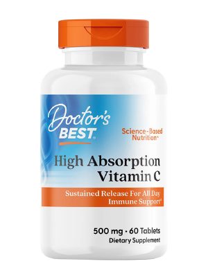 БАД «Витамин С Doctor’s Best» («Sustained Release Vitamin C with
PureWay-C»), 500 мг, 60 таблеток