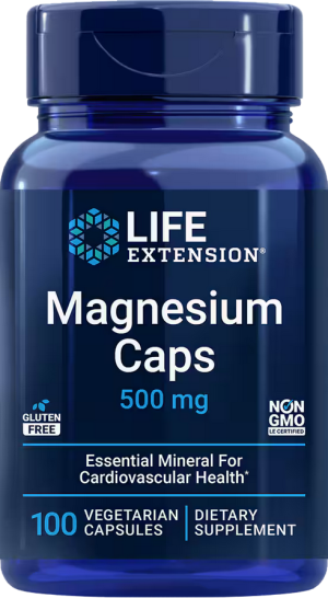 БАД «Лайф Экстеншн Магнезиум капс», 100 капсул