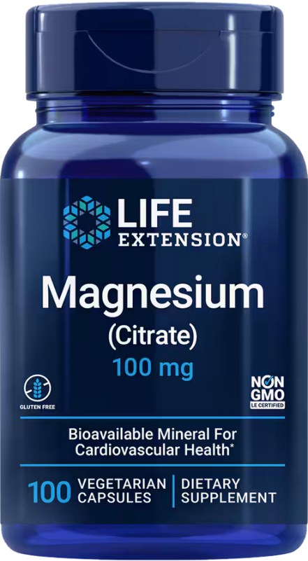 БАД «Лайф Экстеншн Магний (Цитрат)», 100 капсул