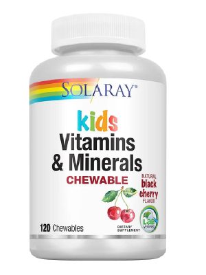 БАД «Соларей Кидс Витамины и Минералы» («Solaray Kids Vitamins & Minerals»), 120 капсул