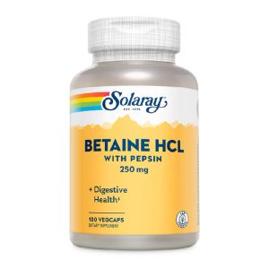 БАД «Соларей Бетаина Гидрохлорид с Пепсином, («Solaray Betaine HCL with Pepsin»)