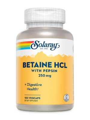 БАД «Соларей Бетаина Гидрохлорид с Пепсином, («Solaray Betaine HCL with Pepsin»)
