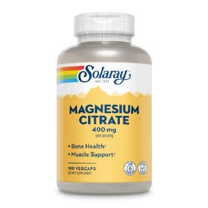 БАД «Соларей Магния цитрат» («Solaray Magnesium Citrate»), 180 капсул