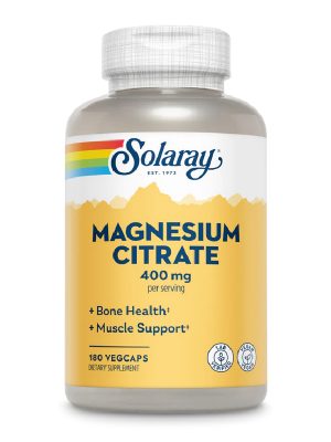 БАД «Соларей Магния цитрат» («Solaray Magnesium Citrate»), 180 капсул