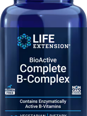 БАД «Лайф Экстеншн Полный Биоактивный комплекс витаминов группы В", 60 капсул