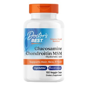БАД «Глюкозамин/Хондроитин/МСМ + Гиалуроновая кислота» («Glucosamine/Chondroitin/MSM Plus Hyaluronic Acid»), 150 капсул