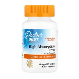 БАД «Хелат Железа Доктор Бэст» («High Absorption Iron»), 30 мг, 120 таблеток