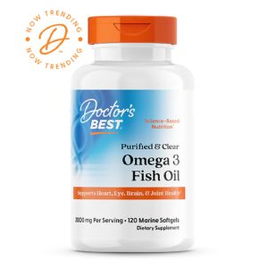 БАД «Двойная Омега 3 1000 мг ДГК и ЭПК из анчоуса» («Omega 3 Fish Oil»), 120 капсул