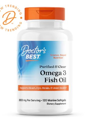 БАД «Двойная Омега 3 1000 мг ДГК и ЭПК из анчоуса» («Omega 3 Fish Oil»), 120 капсул