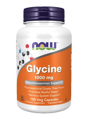 БАД «NOW Глицинон» (NOW Glycine 1000 mg), 100 капсул