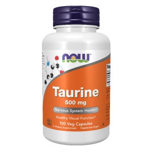 БАД «NOW Таурин 500 мг» («NOW Taurine 500 mg»), 100 капсул