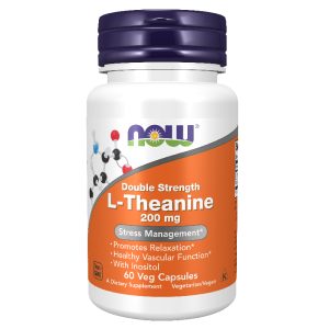 БАД «Двойная сила L-Теанина 200 мг» (Double Strength L-Theanine 200 mg), 60 капсул