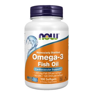 БАД «NOW Омега-3, 1000 мг» (NOW Omega-3), 100 капсул