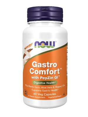 БАД «NOW ГастроКомфорт» («NOW Gastro Comfort with PepZin GL»), 60 капсул